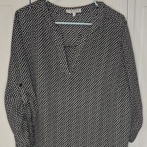 Chaus New York 3qtr sleeve dress shirt